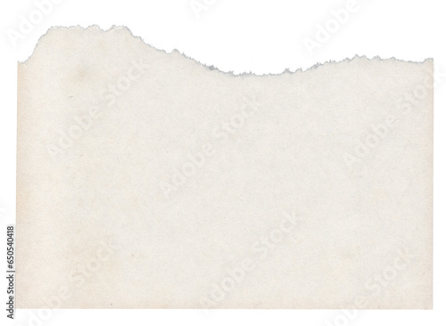transparent ripped paper edge 