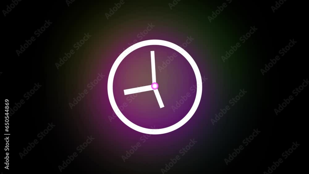 Analog clock 24 hours always rotating Analog clock 24 hours always rotating
