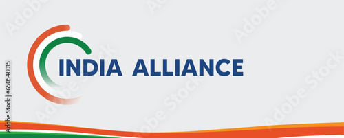Indian Political party India alliance vector background