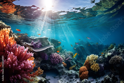 Diverse Marine Life Symphony: Capturing Aquatic Wonders | Generative AI 