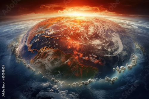 Global warming is the long-term heating of Earth  Gnerative AI