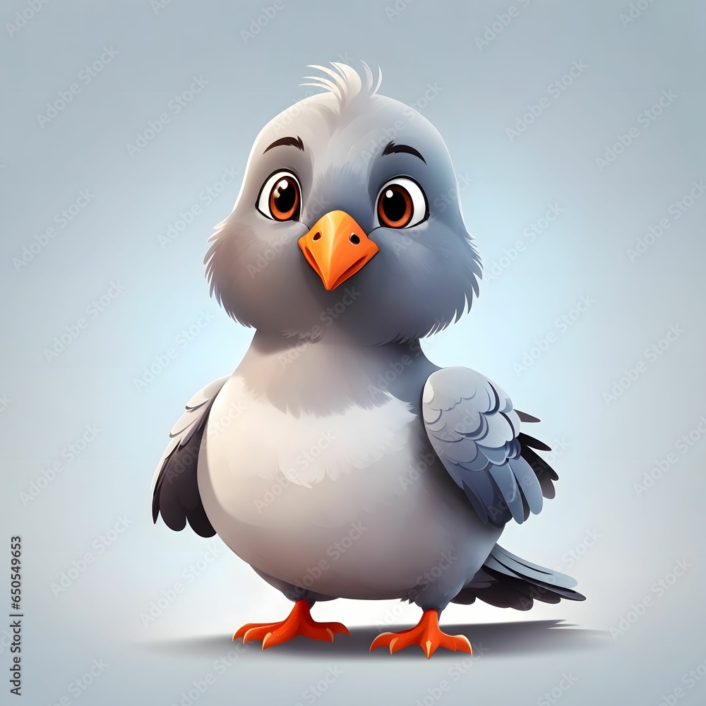 Pigeon Illustration AI Generative Pigeon Illustration AI Generative