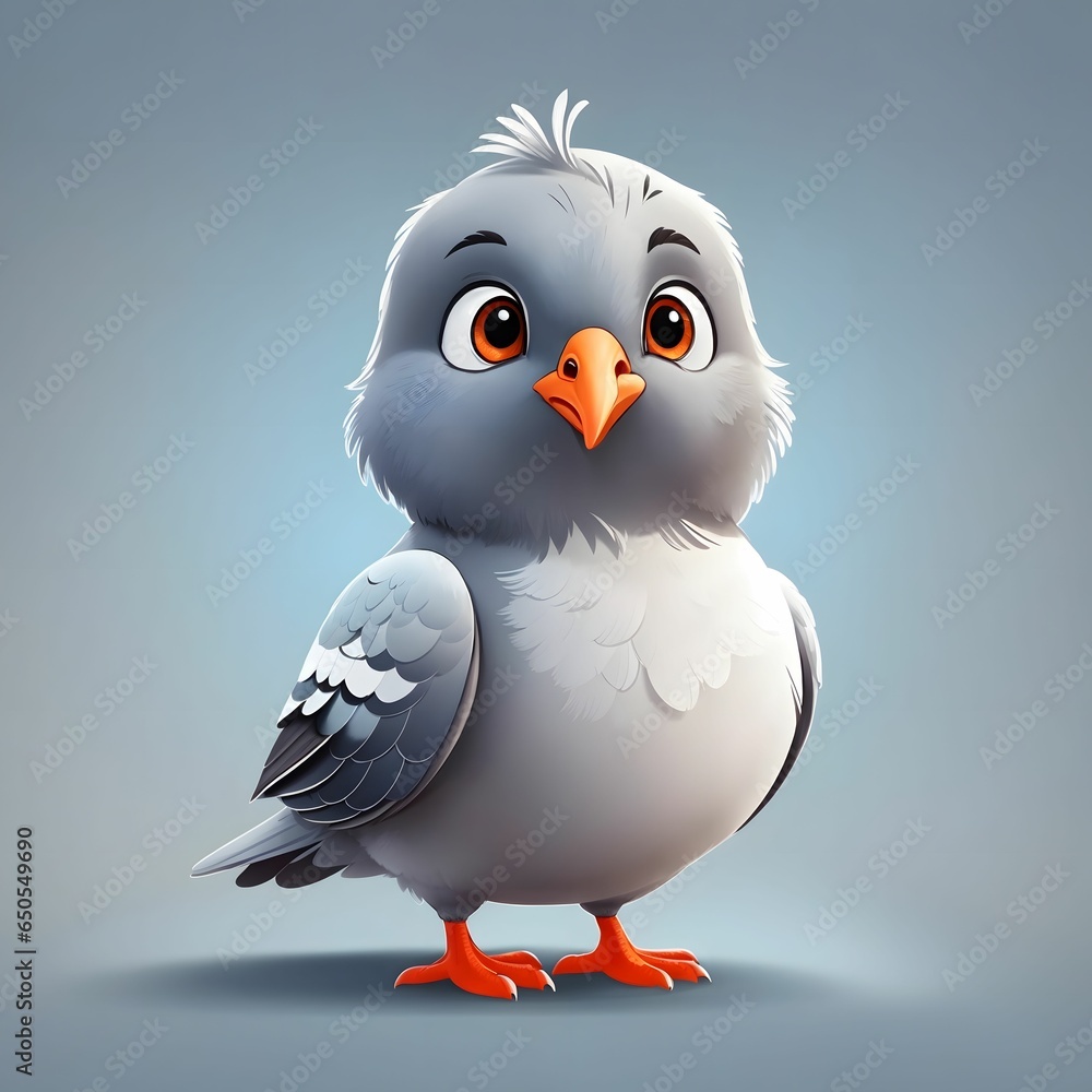 Pigeon Illustration AI Generative Pigeon Illustration AI Generative