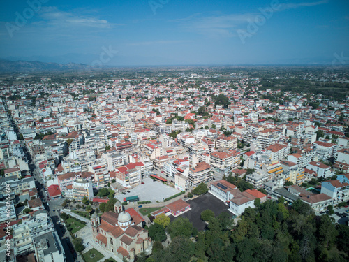 Aerial view of Karditsa © TheHobbyistPhotogher