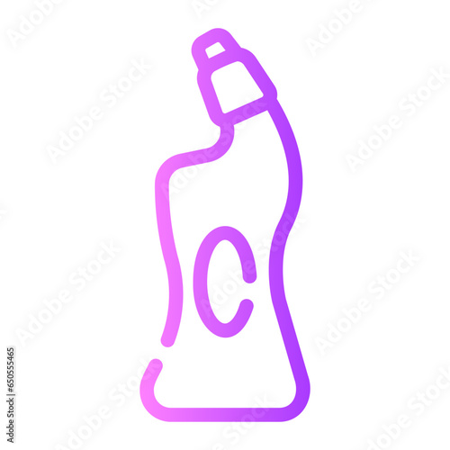 glas cleaner Line Gradient Icon