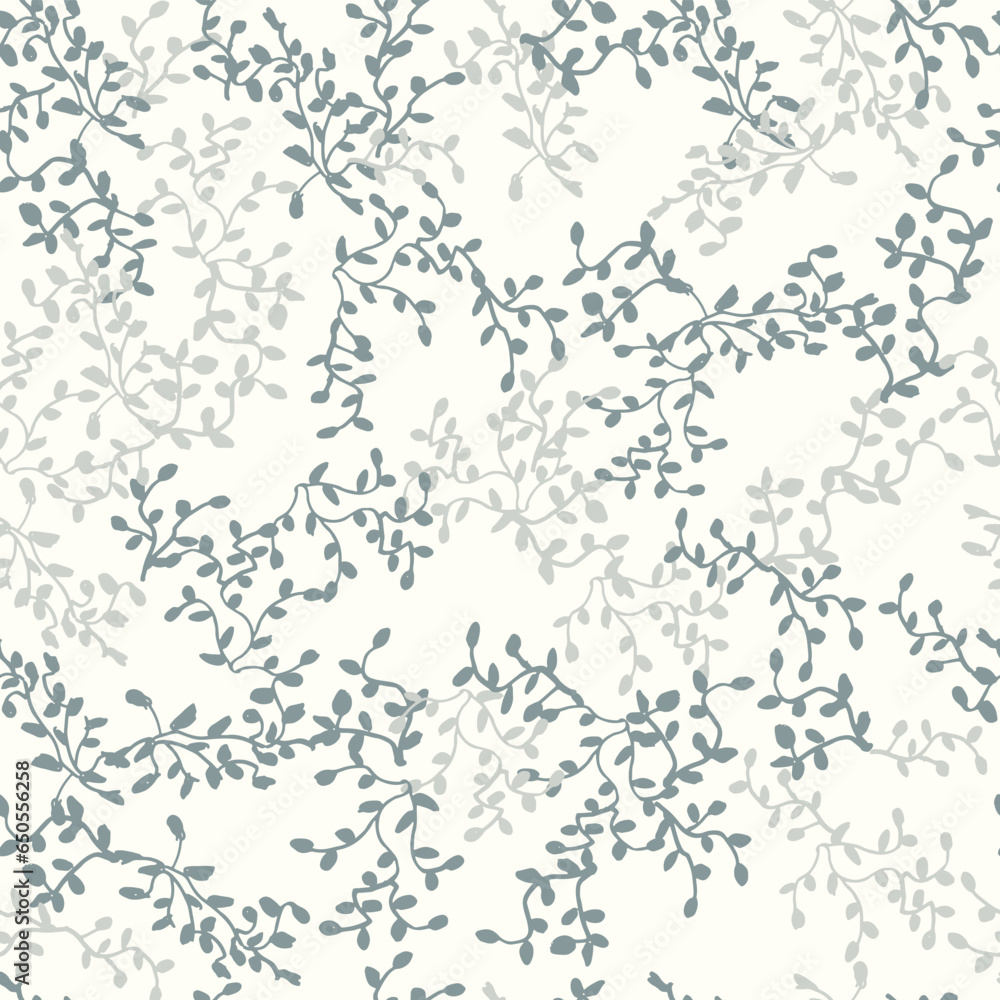 Delicate Grey Twigs vector seamless pattern. Repeating background. Tileable wallpaper print. Delicate Grey Twigs vector seamless pattern. Repeating background. Tileable wallpaper print.