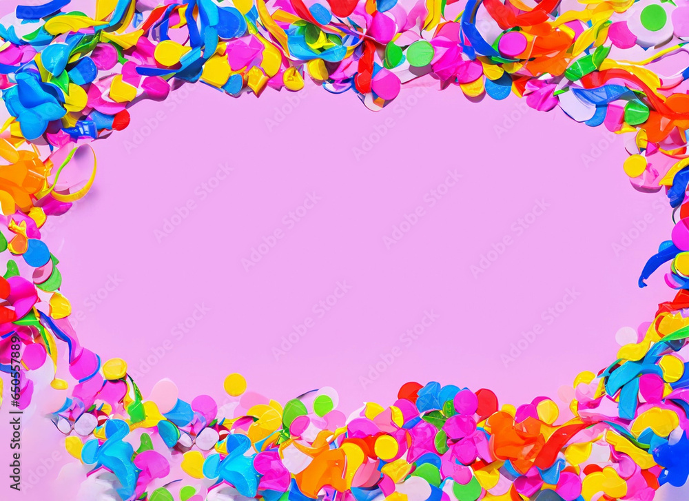 birthday party frame. copy space birthday party frame. copy space