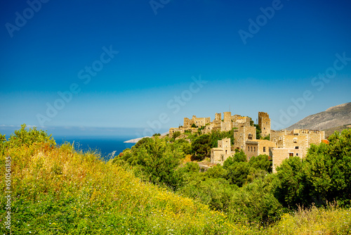 Vathia village in Peloponnese, Greece	 photo