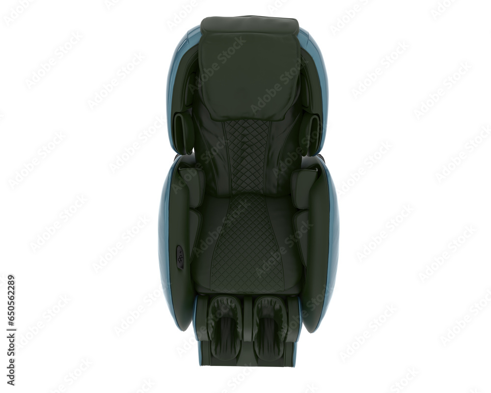 Massage chair isolated on transparent background. 3d rendering - illustration Massage chair isolated on transparent background. 3d rendering - illustration