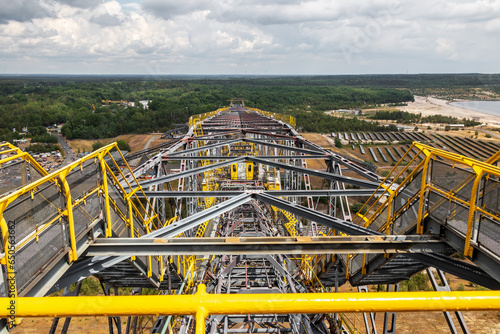 Obraz na płótnie F60 - Förderbrücke - Lausitzer Seenland