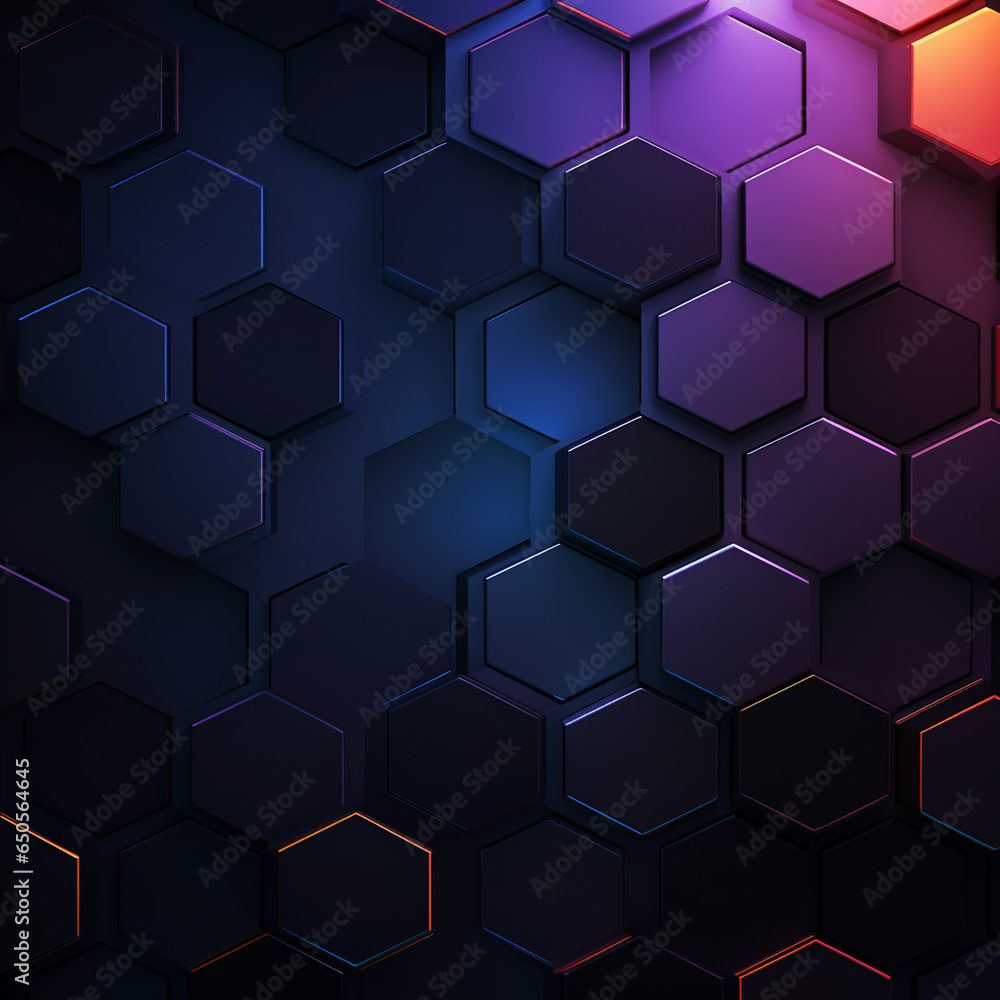 abstract background with hexagons abstract background with hexagons