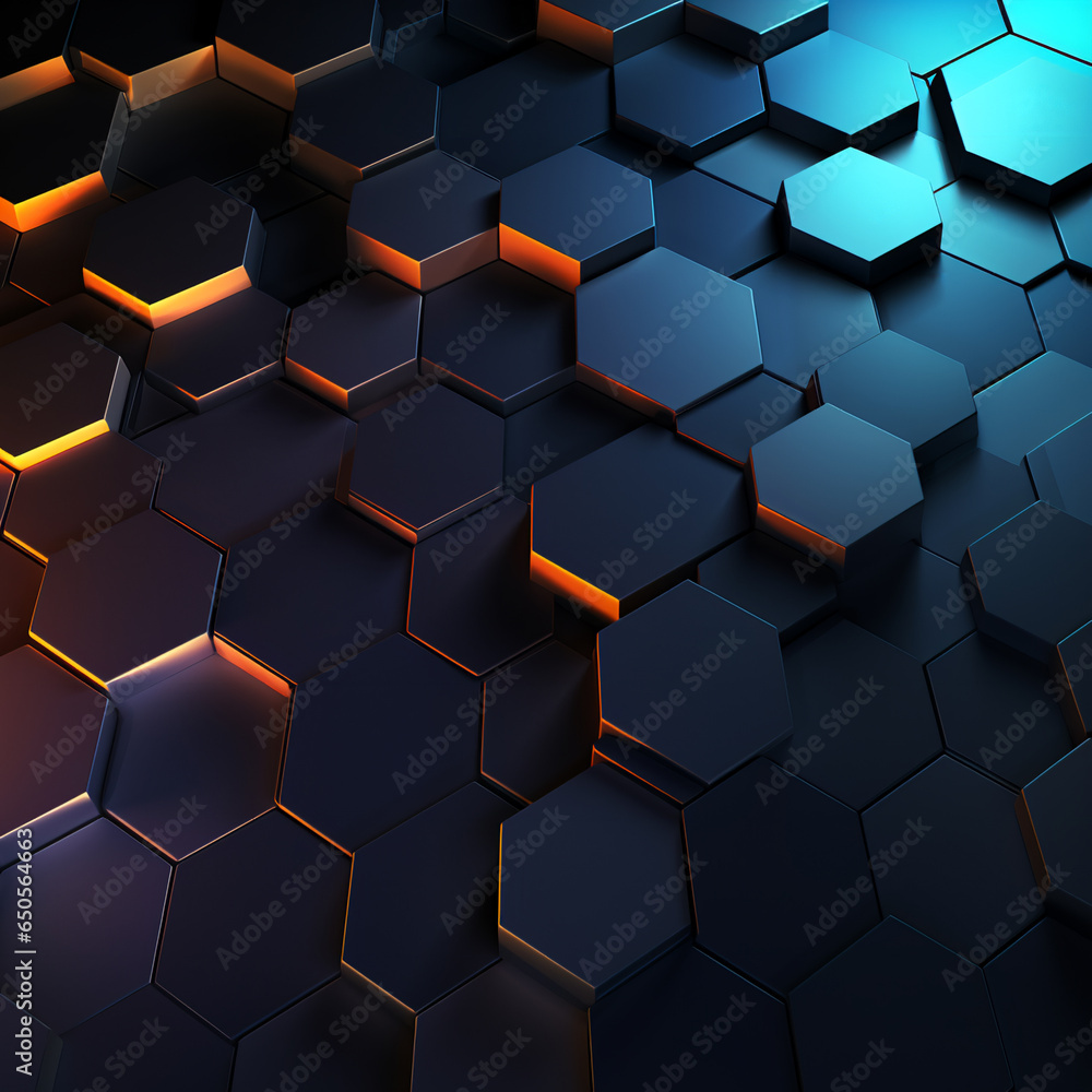 dark gradient background with hexagons dark gradient background with hexagons