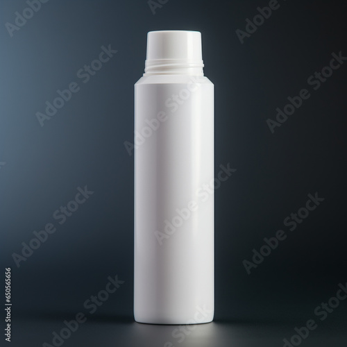 white plastic bottle for cream tube