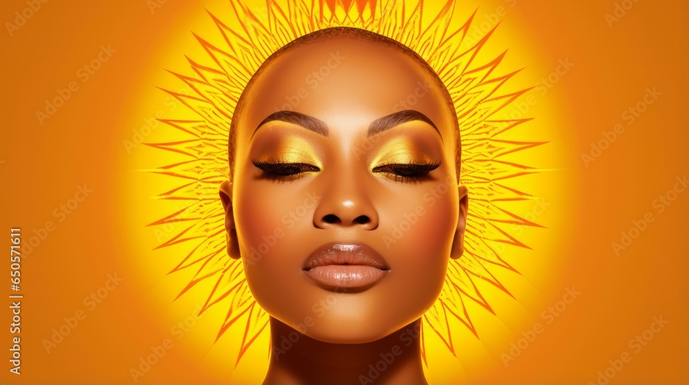 Inner Sun: Sun Symbolizing Radiant Mental Health in Minimalism Inner Sun: Sun Symbolizing Radiant Mental Health in Minimalism