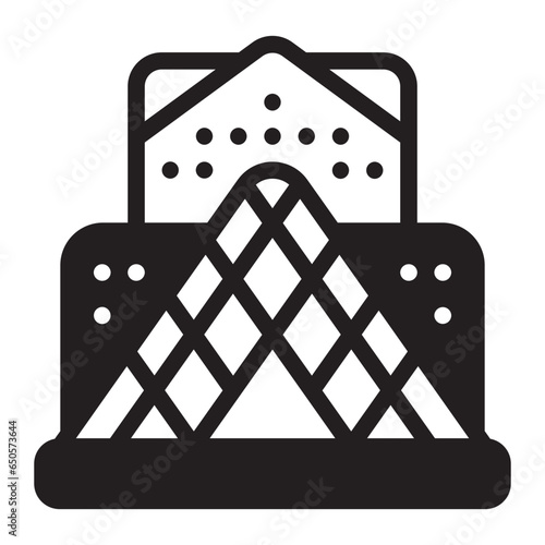 louvre glyph icon