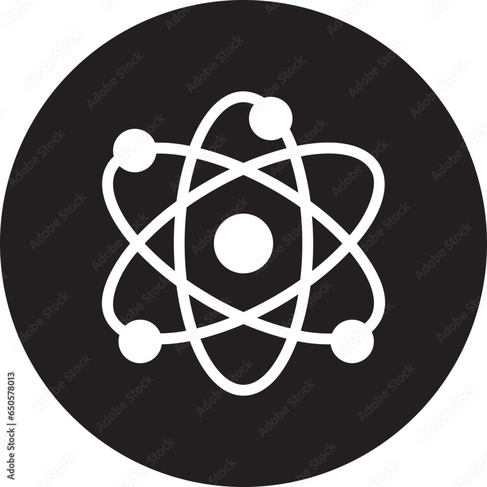 atom glyph icon