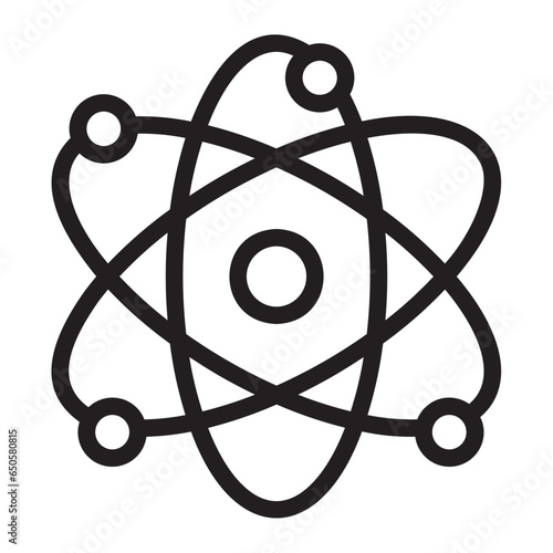 atom line icon