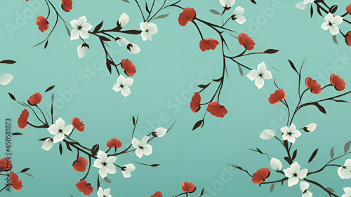 seamless floral pattern | Generative AI