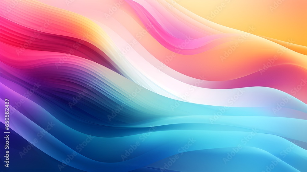 Wave Abstract Background, Mesmerizing Patterns and a Rich Palette of Colors Create Visual Poetry