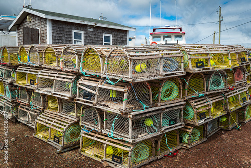 Lobster pots at Neil's Harbour