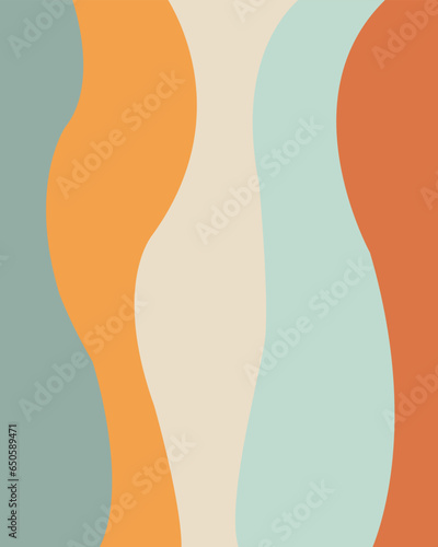 Colourful retro vector wallpaper and background for mobile, aesthetic pattern design 
