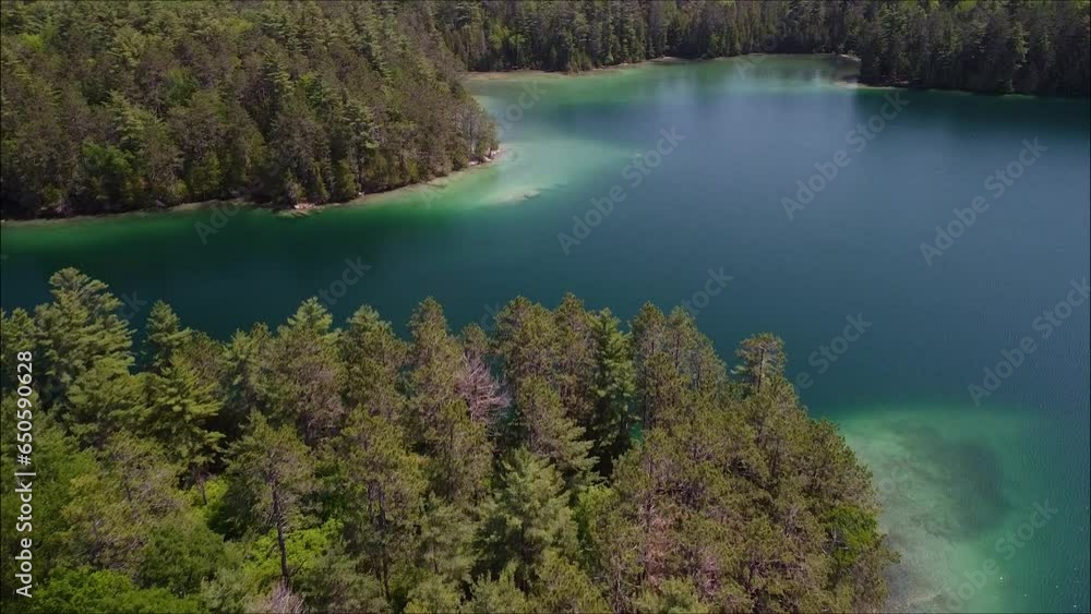 Drone shot of a beautiful backcountry turquoise lake 6 Drone shot of a beautiful backcountry turquoise lake 6