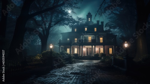 Haunted mansion  AI generated Image