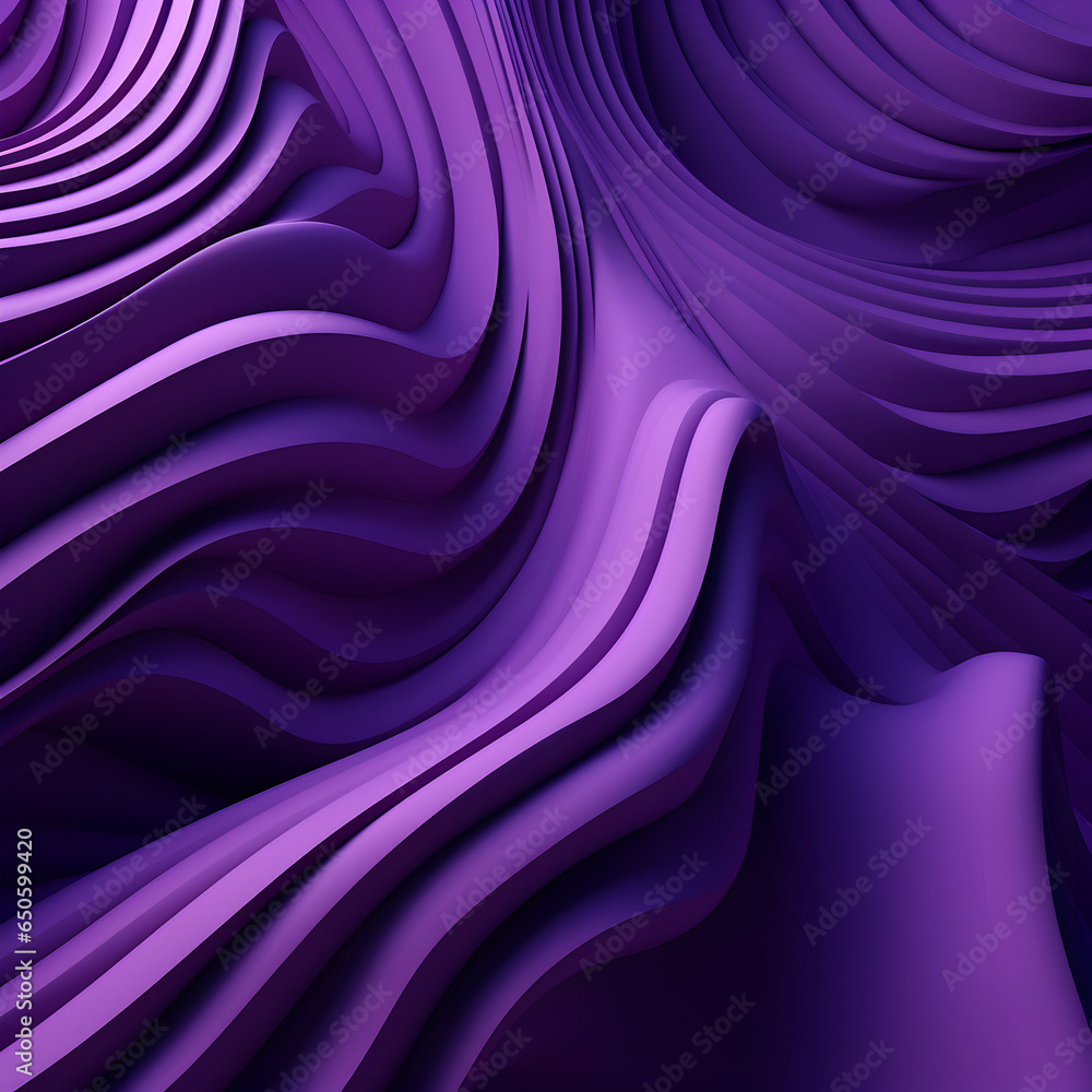 abstract purple curve 3d wave background generative ai abstract purple curve 3d wave background generative ai