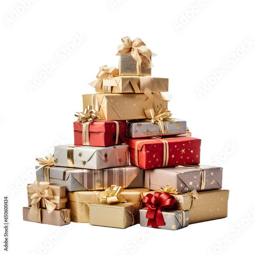 stack of gift boxes