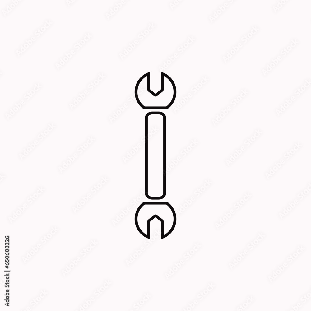 wrench vector, wrench logo, which looks attractive and simple wrench vector, wrench logo, which looks attractive and simple