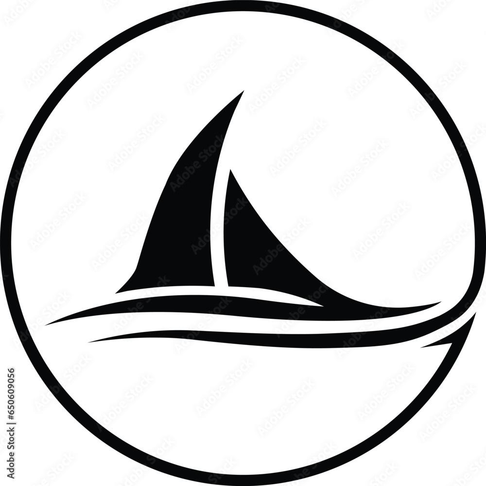 Distinctive small boat logo/icon, capturing the essence of marine adventures. Perfect for nautical businesses, travel, and leisure. High-definition vector, ready for diverse branding needs. Distinctive small boat logo/icon, capturing the essence of marine adventures. Perfect for nautical businesses, travel, and leisure. High-definition vector, ready for diverse branding needs.