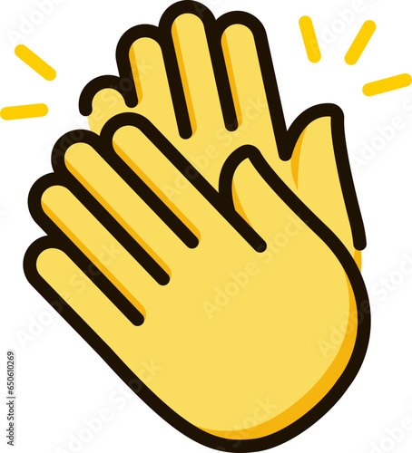 clapping hands icon emoji sticker