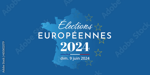 Élections européennes 2024 en France - 9 juin 2024	 photo