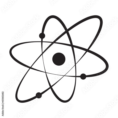 atom icon vector