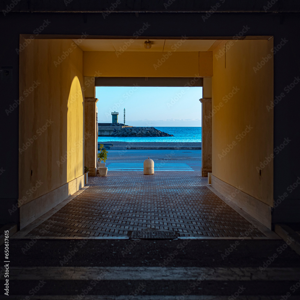 door to the sea
