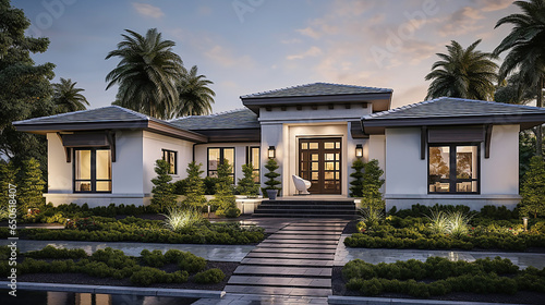 Modern luxury new home exterior photos