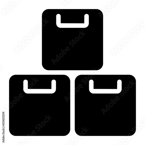 boxes glyph icon