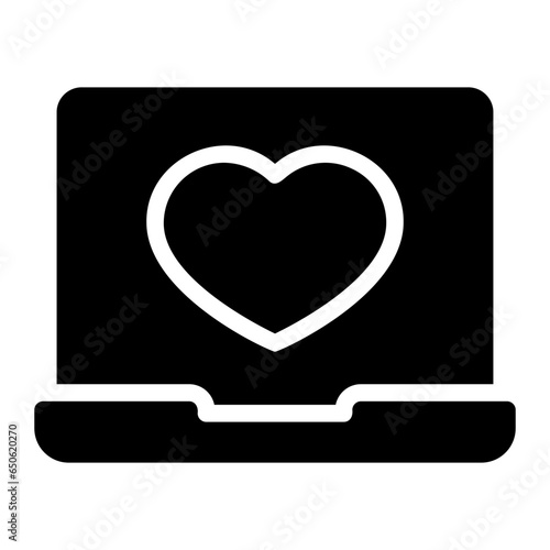 heart glyph icon
