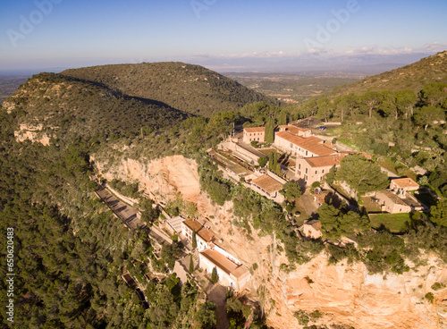 Sanctuaries of Gracia and Sant Honorat, Puig de Randa, Algaida, Mallorca, balearic islands, spain, europe photo