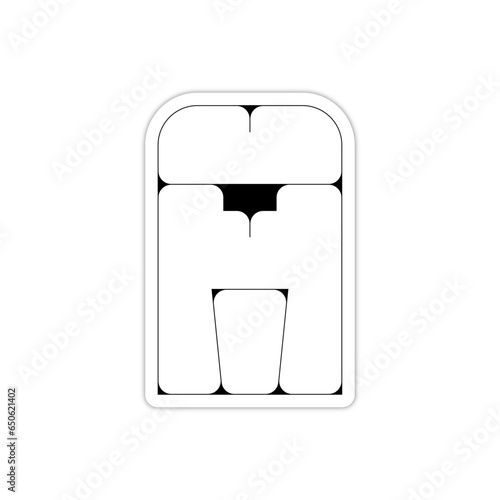 picto logo icones et symbole cafe cafetiere machine a cafe expresso italienne fin relief