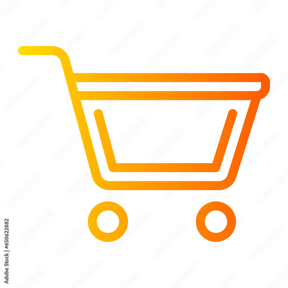 shopping cart gradient icon shopping cart gradient icon