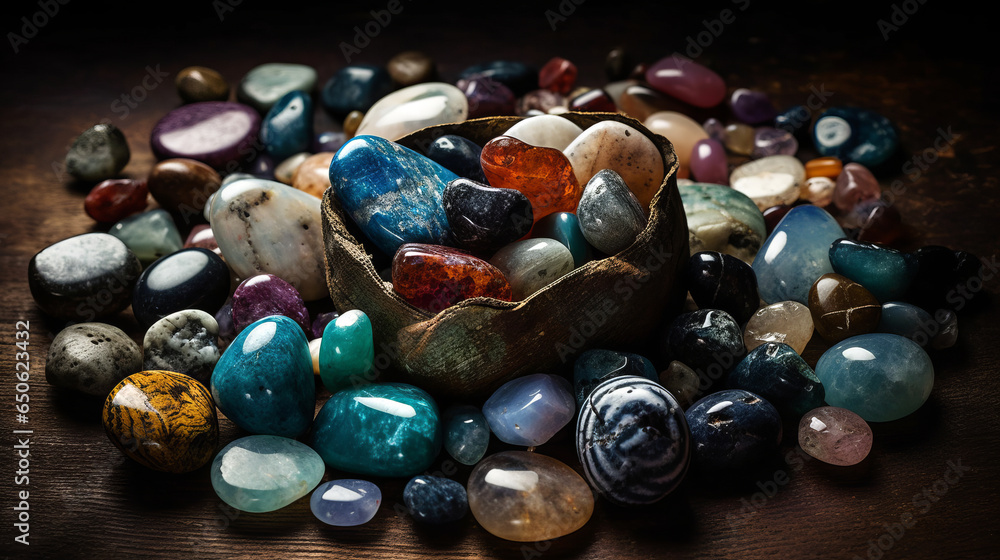 collection of tumbled gemstones collection of tumbled gemstones