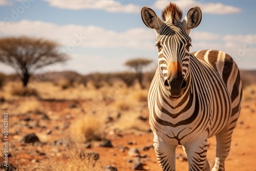 Photos of various wildlife along the way in Namibia. Generative AI.