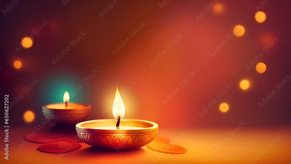 Realistic happy diwali background. Realistic happy diwali background.