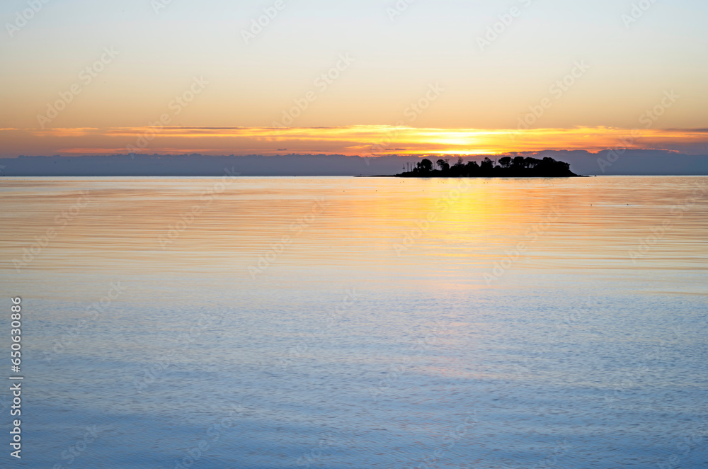 Obraz premium Minimalist sunrise