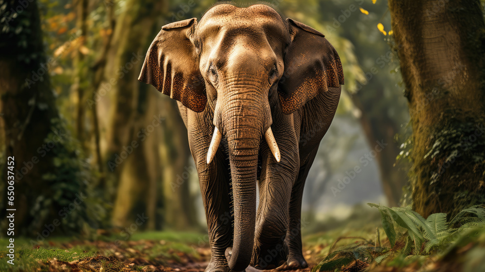 Fototapeta premium Asian Elephant Ai Generative