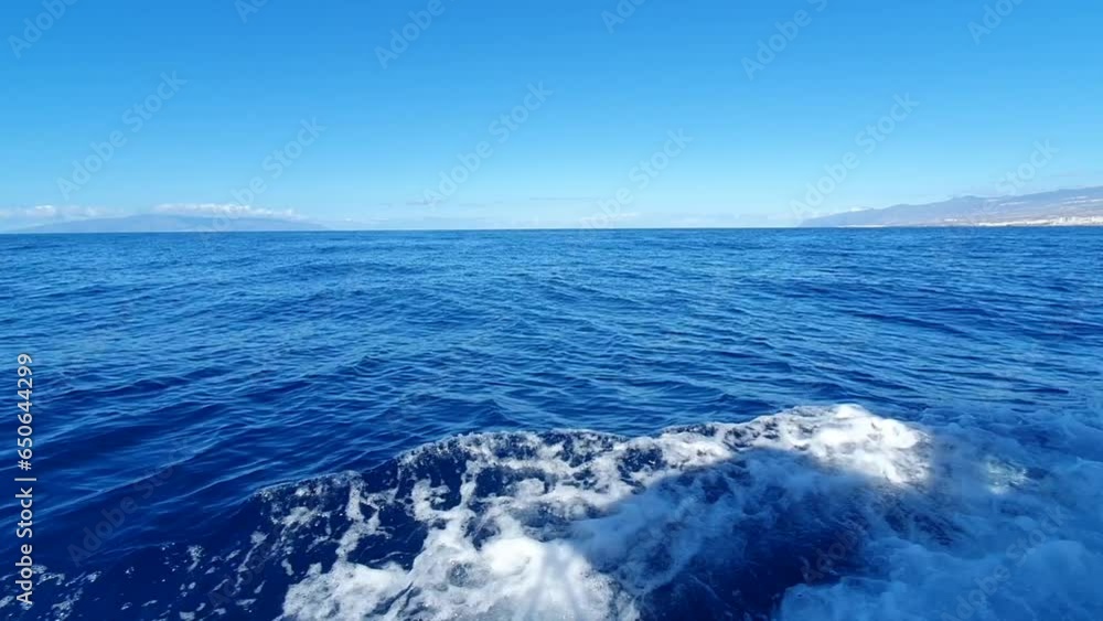 Movement on the ocean waves against the blue sky. Vacation mood. Beautiful seascape. Movement on the ocean waves against the blue sky. Vacation mood. Beautiful seascape.