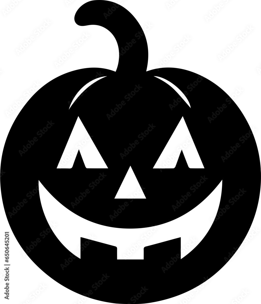 Halloween Pumpkin Flat Icon