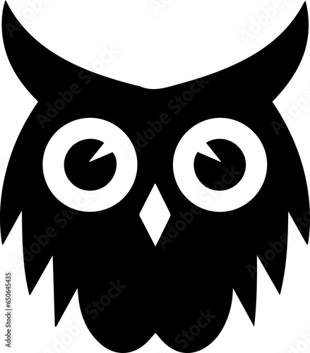 Fototapeta Naklejka Na Ścianę i Meble -  Halloween Owl Icon