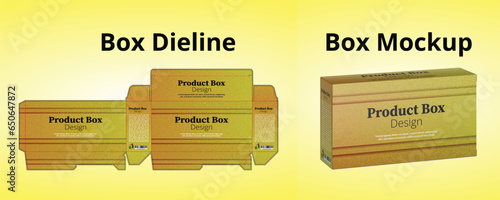 product box design with dieline, Realistic White Package Box, product box design, perfume luxury box design, Box Packaging Mockup